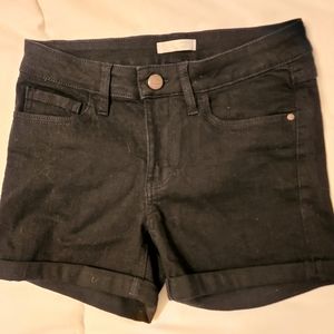 Lauren Conrad Black Denim Shorts